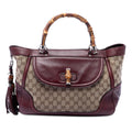 Gucci Medium GG Canvas New Bamboo Tassel Tote