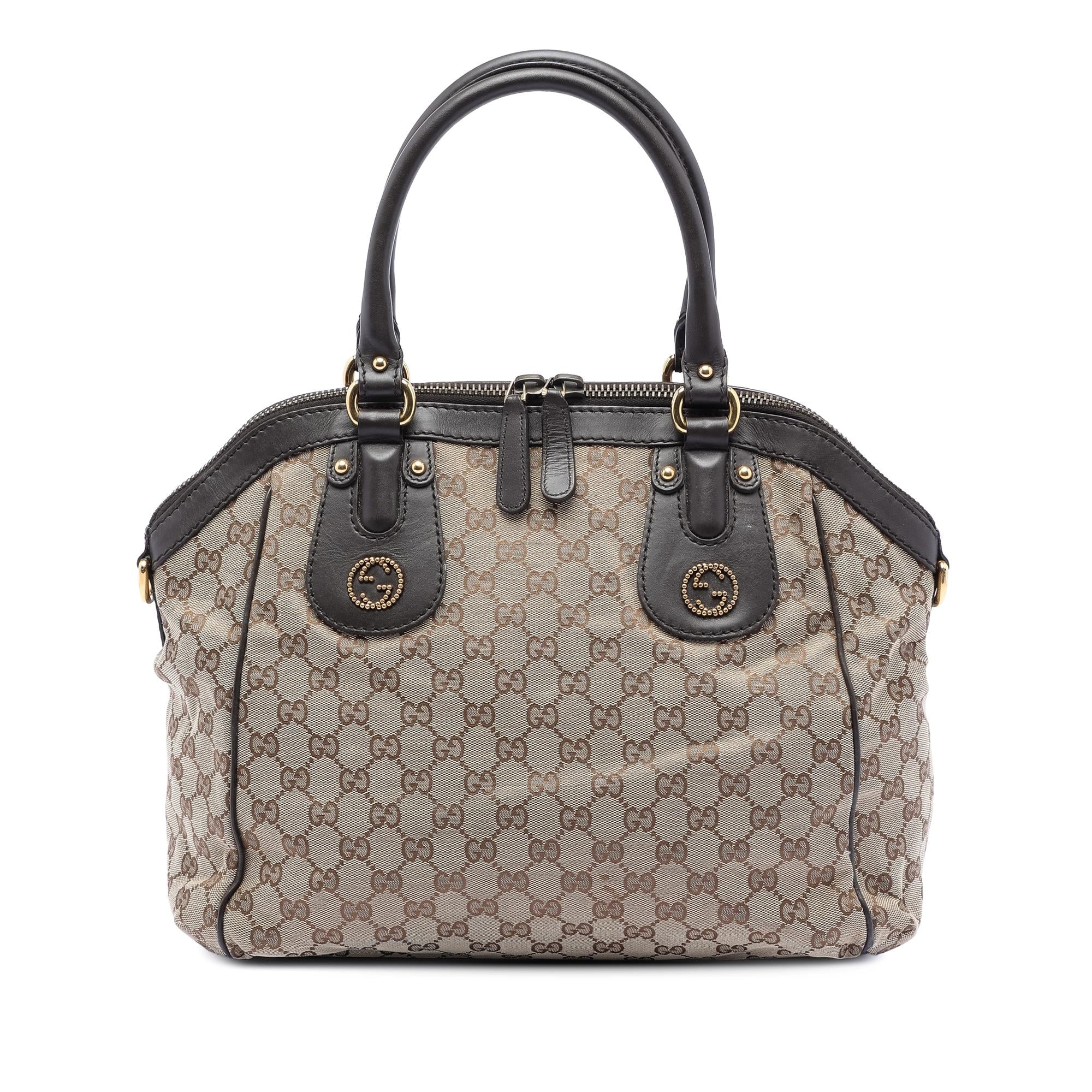 Gucci Medium GG Canvas Scarlett Satchel