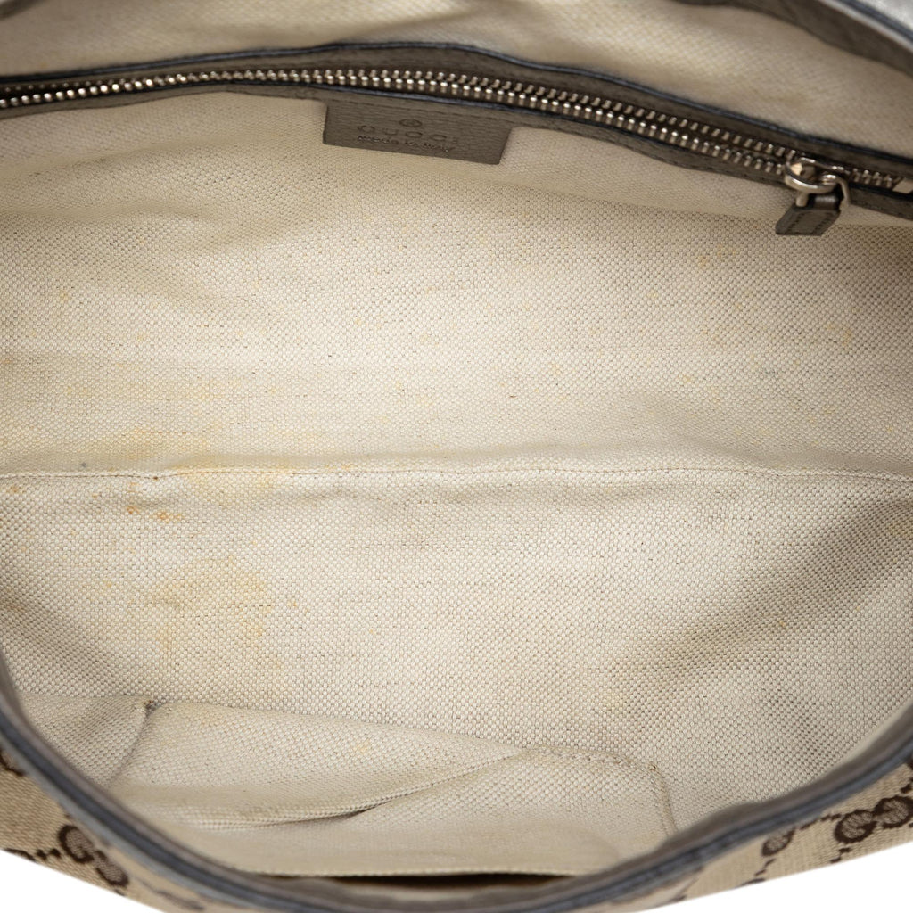 Gucci Medium GG Canvas Techno Horsebit Satchel