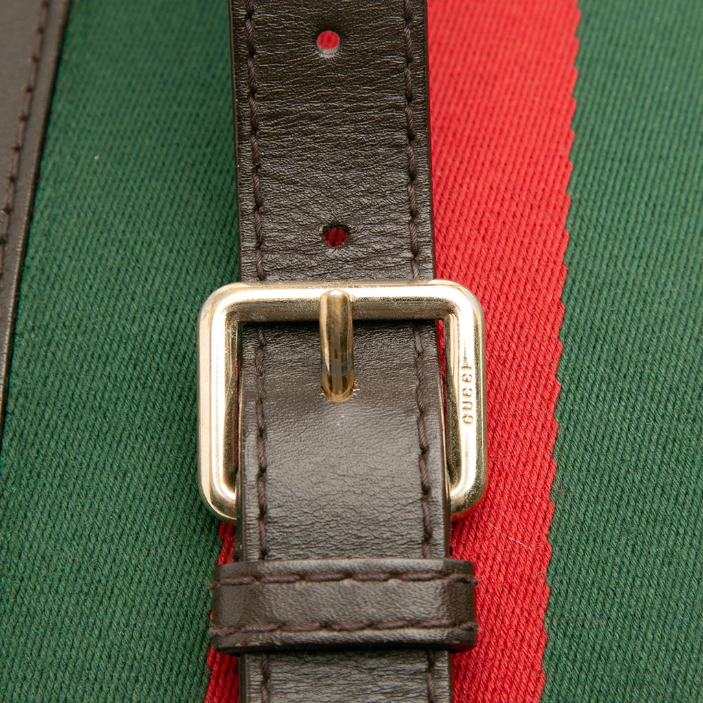 Gucci Medium GG Canvas Web Joy Boston Bag