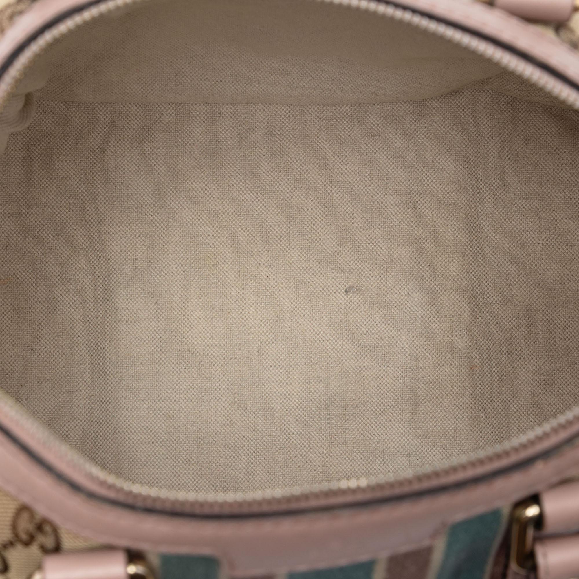 Gucci Medium GG Canvas Web Joy Boston Bag