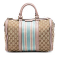 Gucci Medium GG Canvas Web Joy Boston Bag