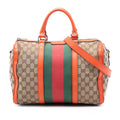 Gucci Medium GG Canvas Web Joy Boston Bag