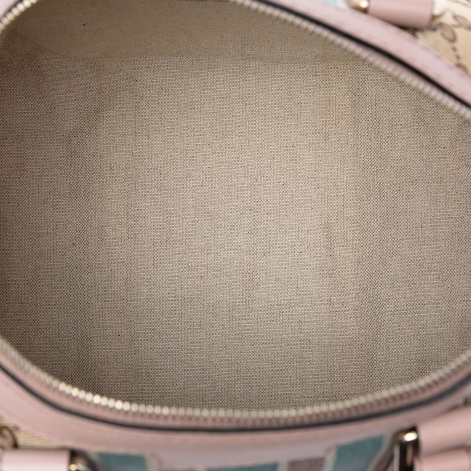 Gucci Medium GG Canvas Web Joy Boston Bag