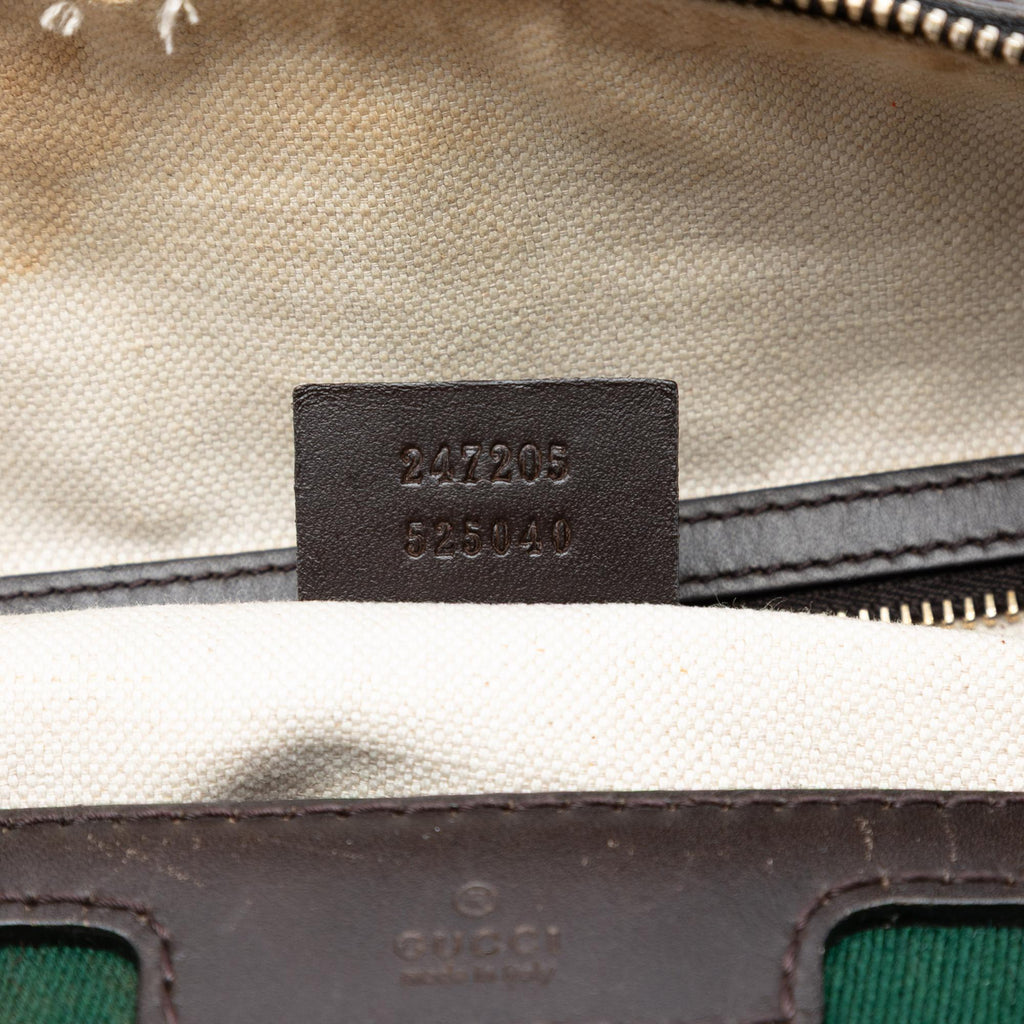 Gucci Medium GG Canvas Web Joy Boston Bag