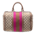 Gucci Medium GG Canvas Web Joy Boston Bag