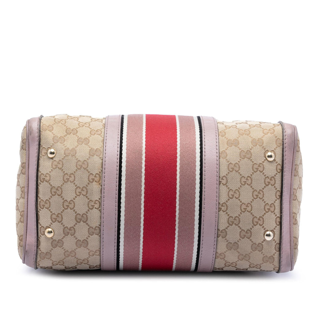 Gucci Medium GG Canvas Web Joy Boston Bag