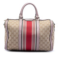 Gucci Medium GG Canvas Web Joy Boston Bag
