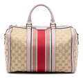 Gucci Medium GG Canvas Web Joy Boston Bag