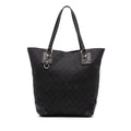 Gucci Medium GG Denim Charm Tote