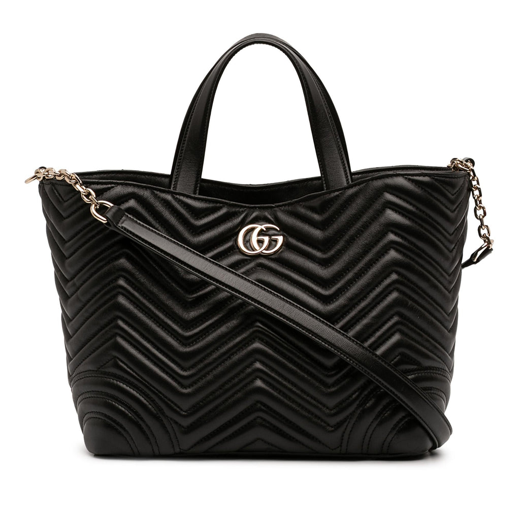 Gucci Medium GG Marmont Matelasse Calfskin Betty Tote