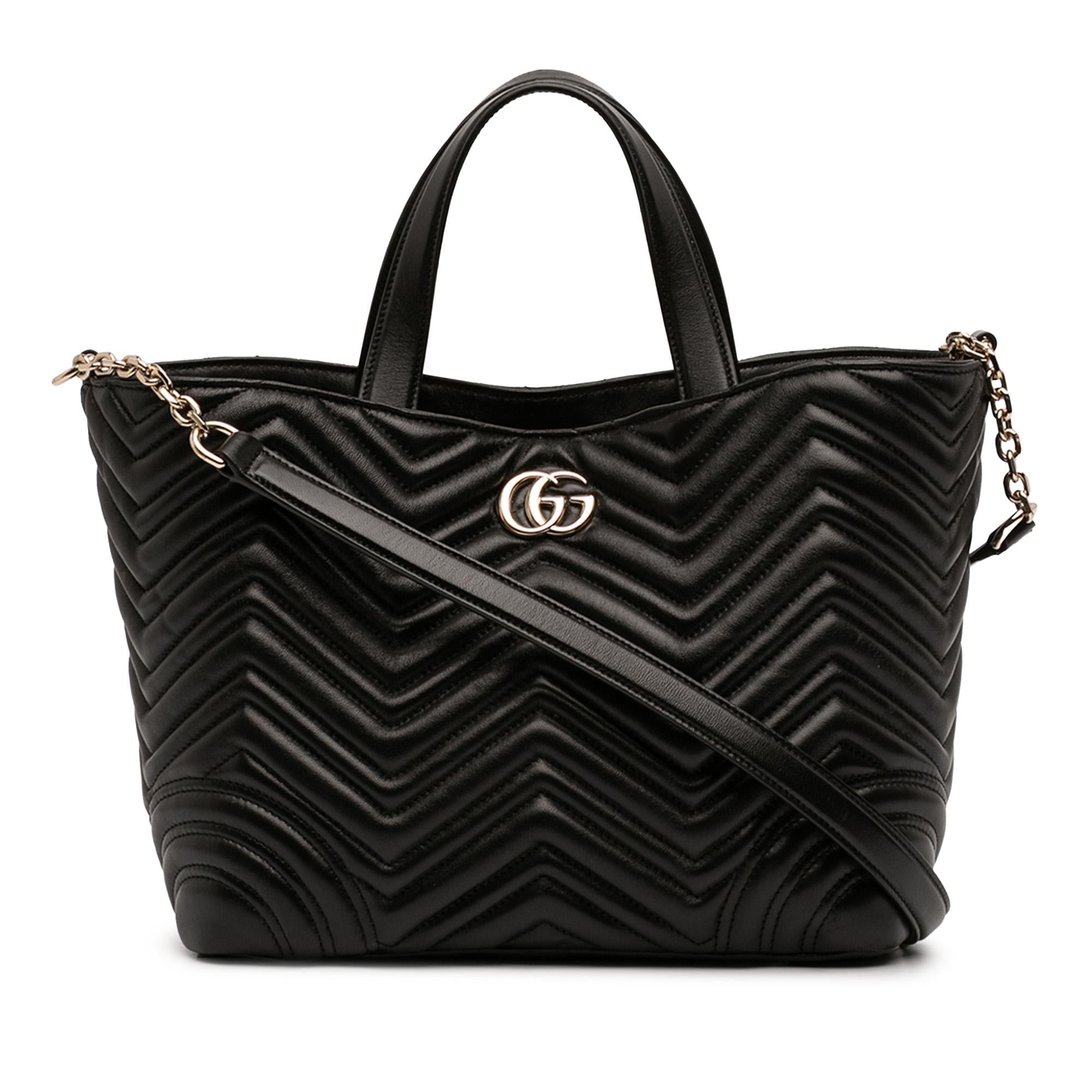 Gucci Medium GG Marmont Matelasse Calfskin Betty Tote