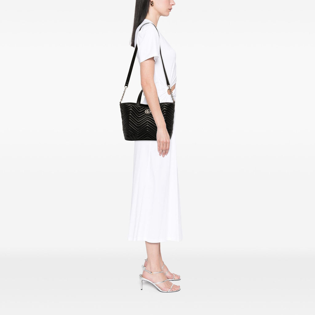 Gucci Medium GG Marmont Matelasse Calfskin Betty Tote