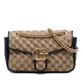Gucci Medium GG Marmont Matelasse Diagonal GG Canvas Shoulder Bag