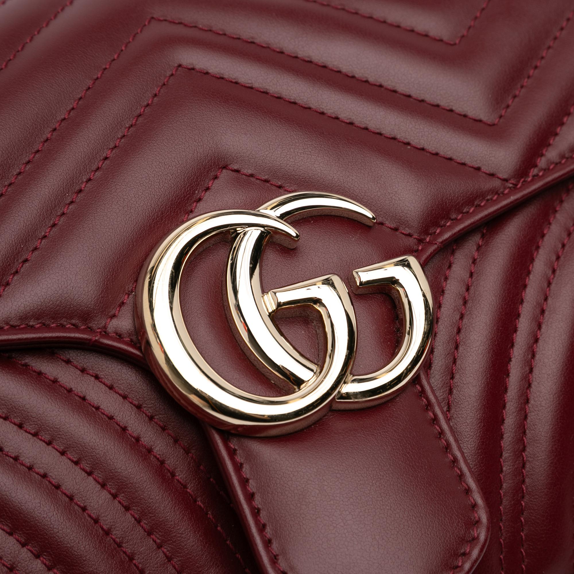 Gucci Medium GG Marmont Matelasse Leather Shoulder Bag