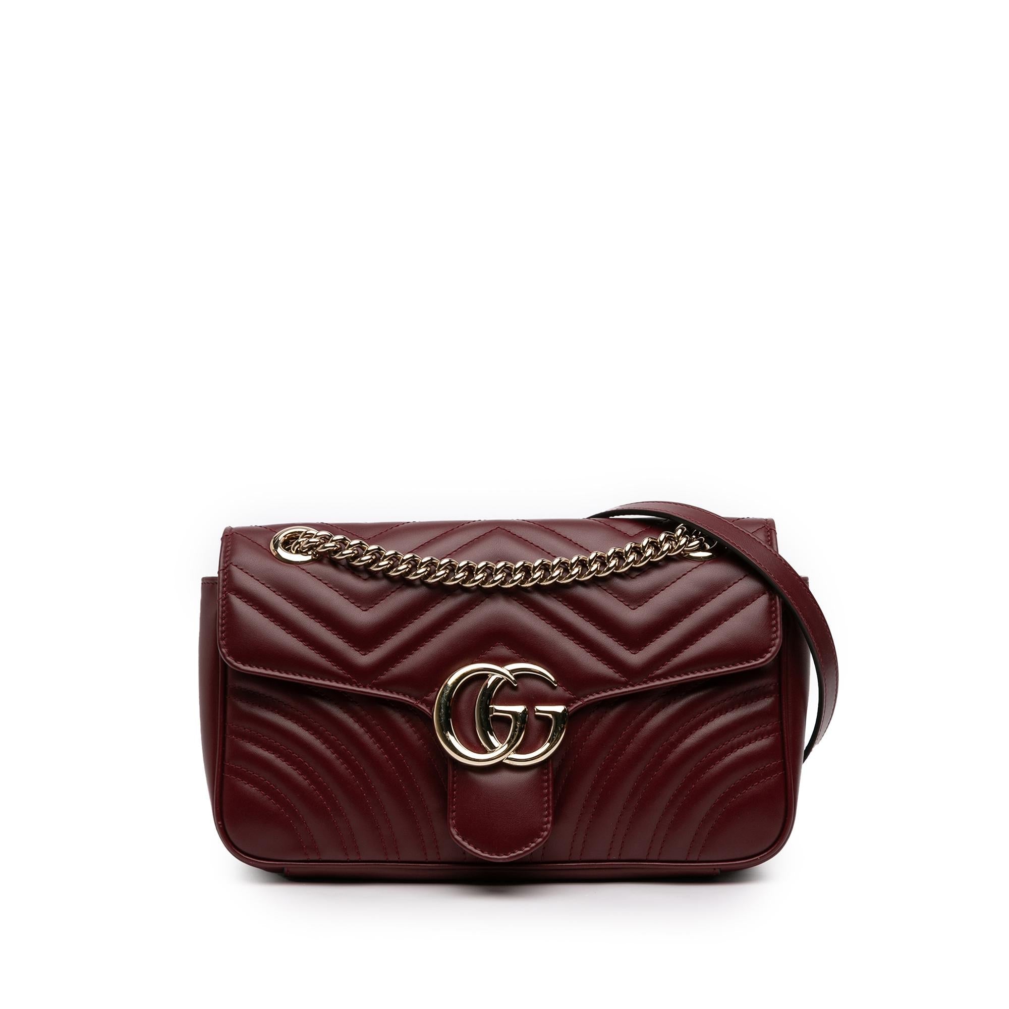 Gucci Medium GG Marmont Matelasse Leather Shoulder Bag
