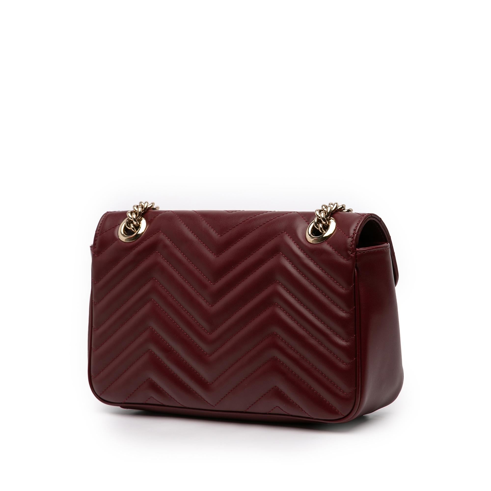 Gucci Medium GG Marmont Matelasse Leather Shoulder Bag