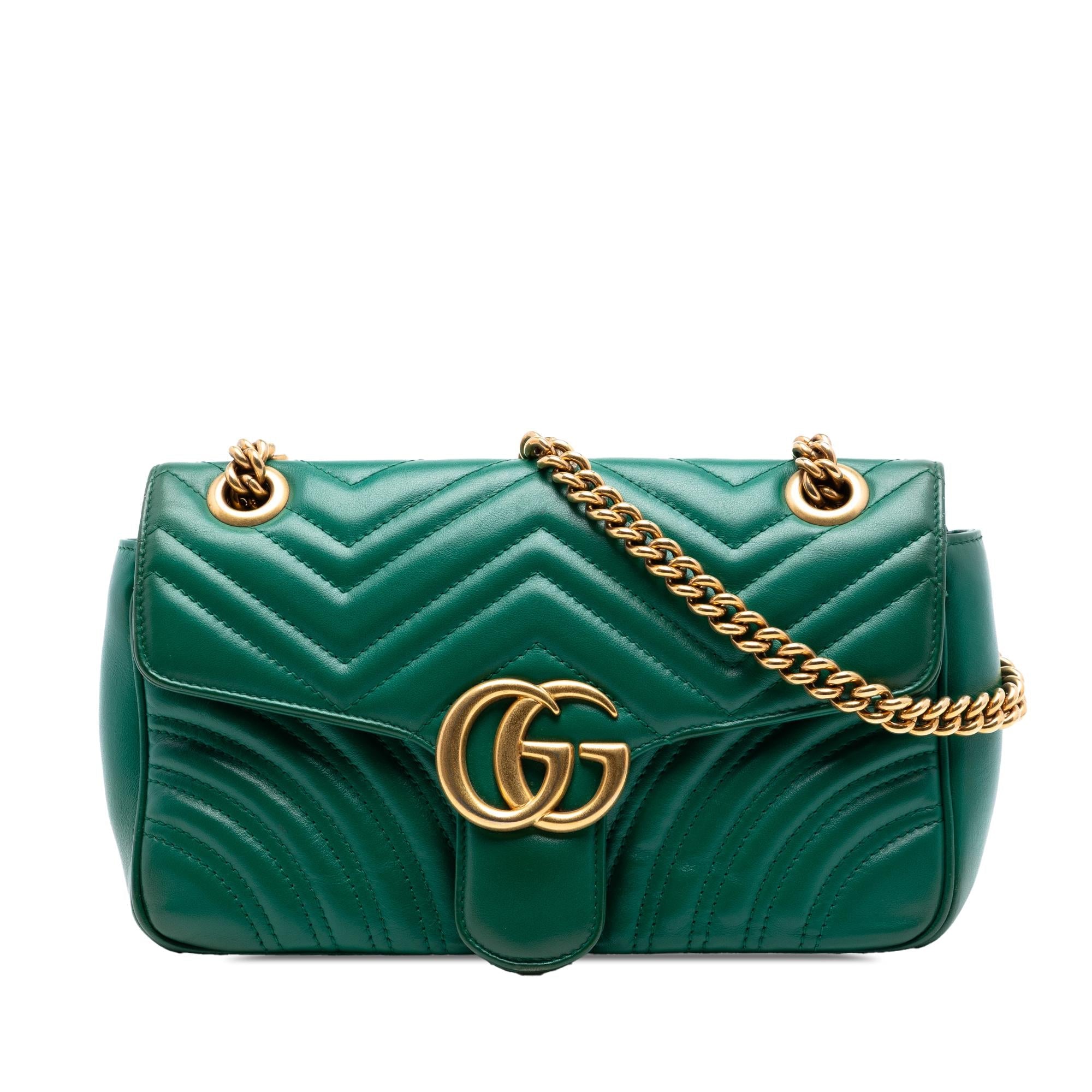 Gucci Medium GG Marmont Matelasse Leather Shoulder Bag