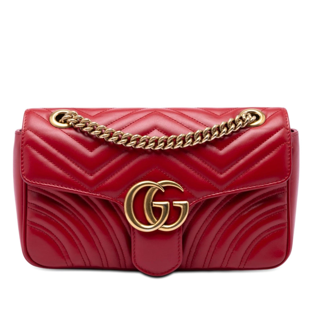 Gucci Medium GG Marmont Matelasse Leather Shoulder Bag
