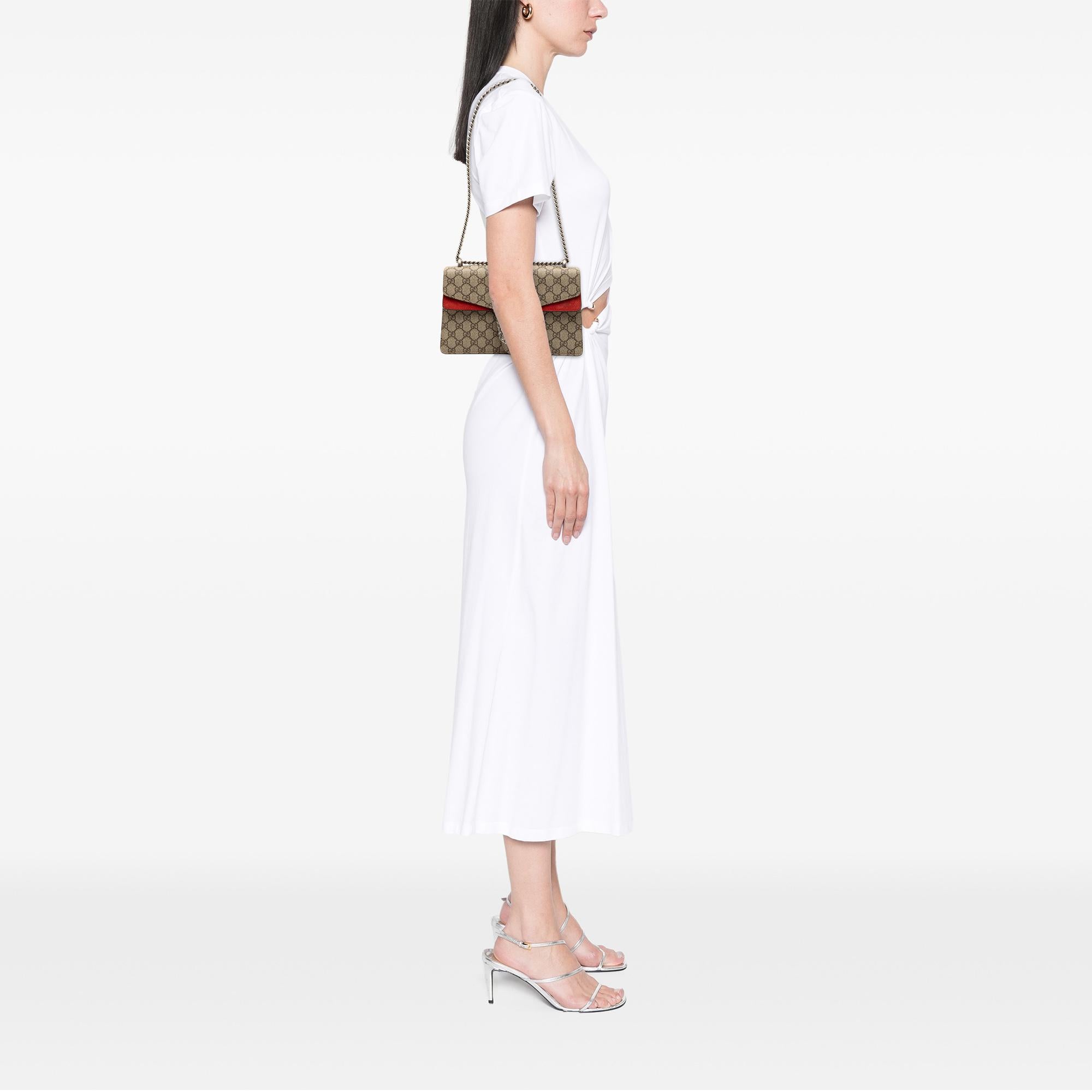 Gucci Medium GG Supreme Dionysus Shoulder Bag