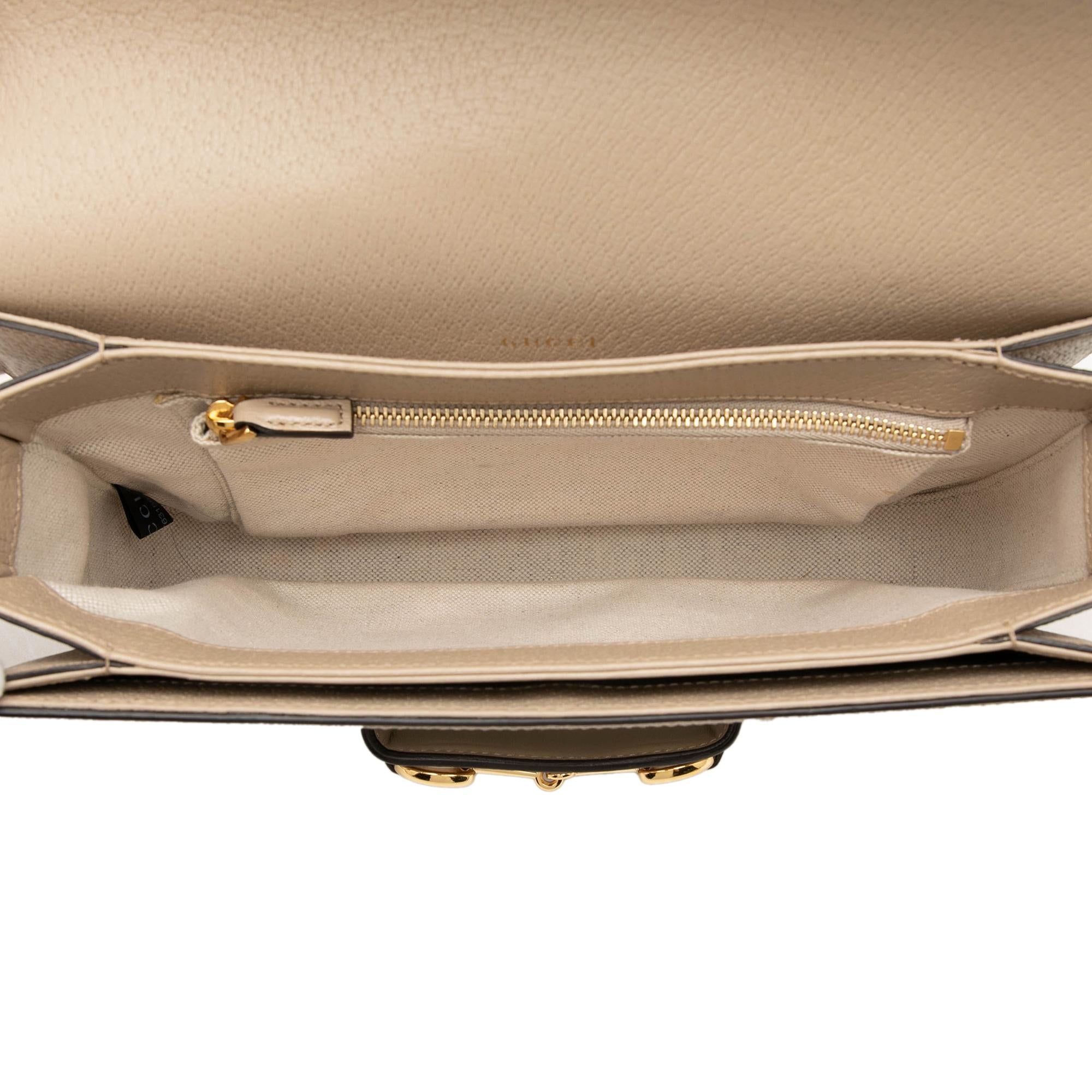 Gucci Medium GG Supreme Horsebit 1955 Shoulder Bag