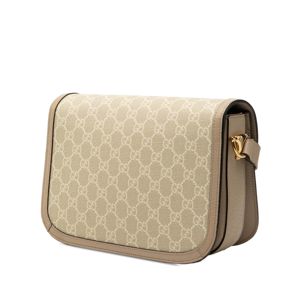 Gucci Medium GG Supreme Horsebit 1955 Shoulder Bag