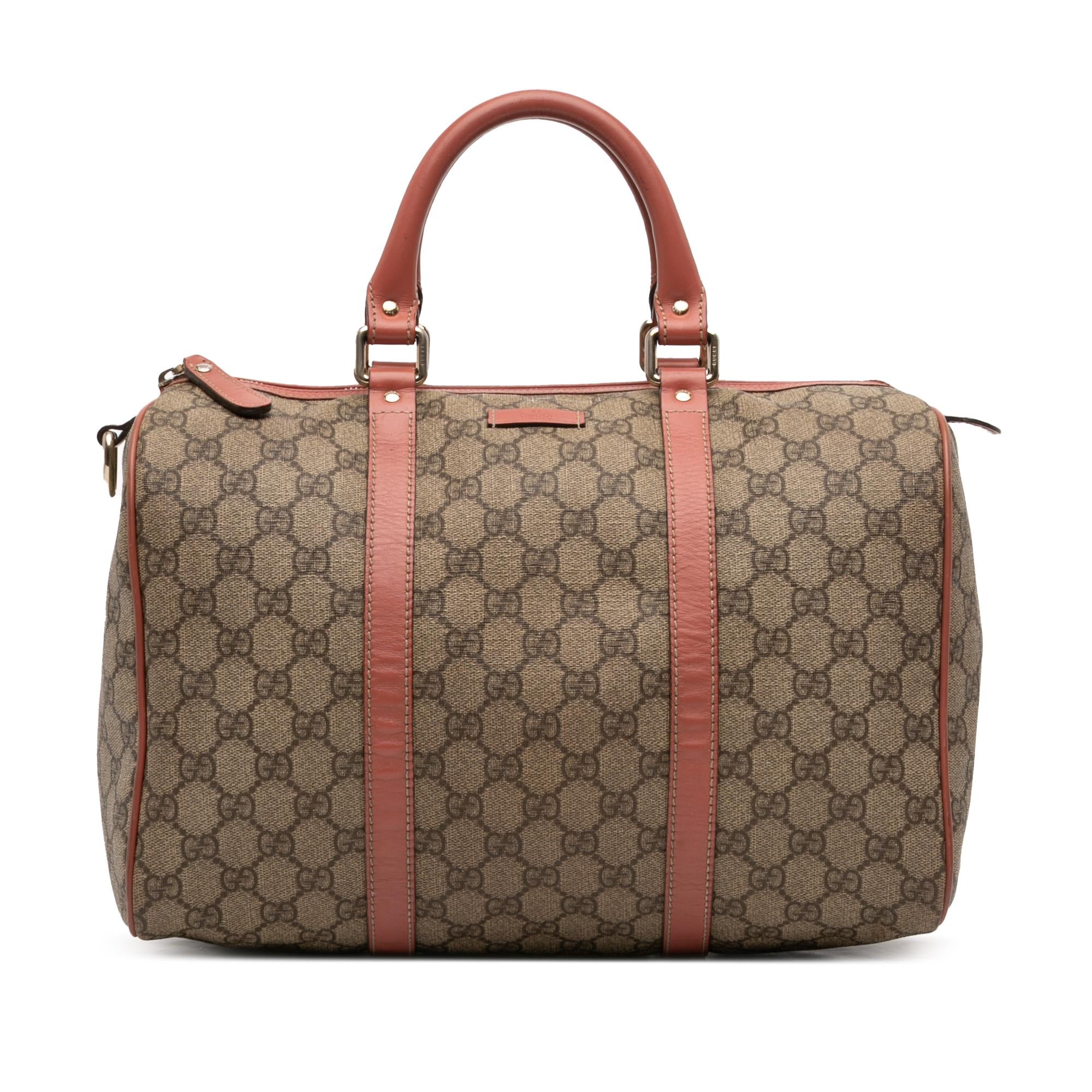 Gucci Medium GG Supreme Joy Boston Bag