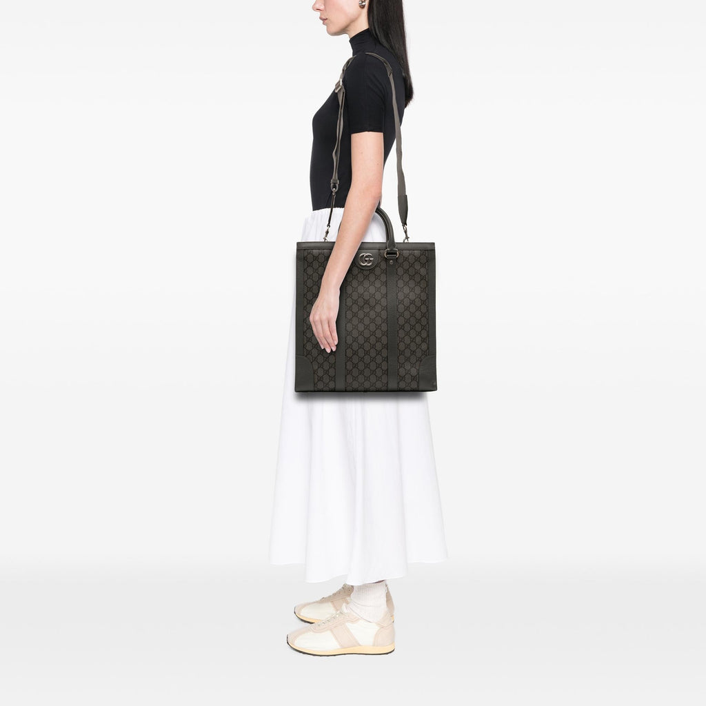 Gucci Medium GG Supreme Ophidia Satchel