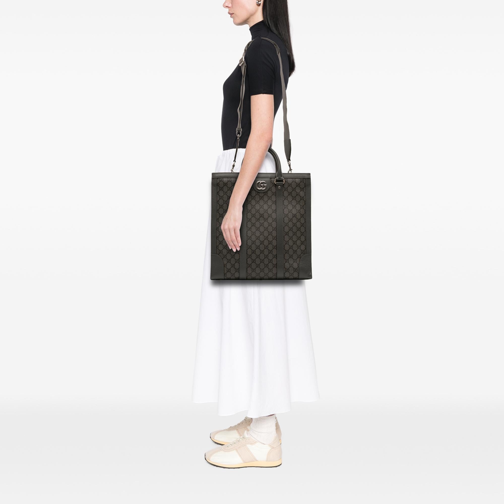 Gucci Medium GG Supreme Ophidia Satchel