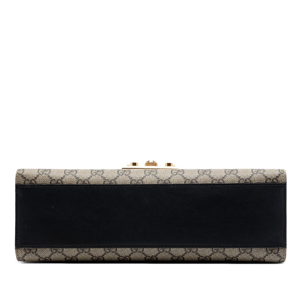 Gucci Medium GG Supreme Padlock Shoulder Bag