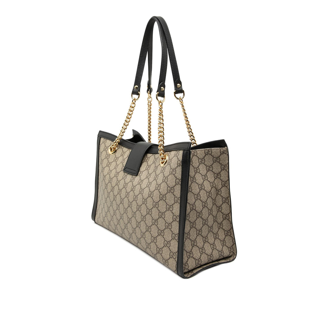 Gucci Medium GG Supreme Padlock Tote
