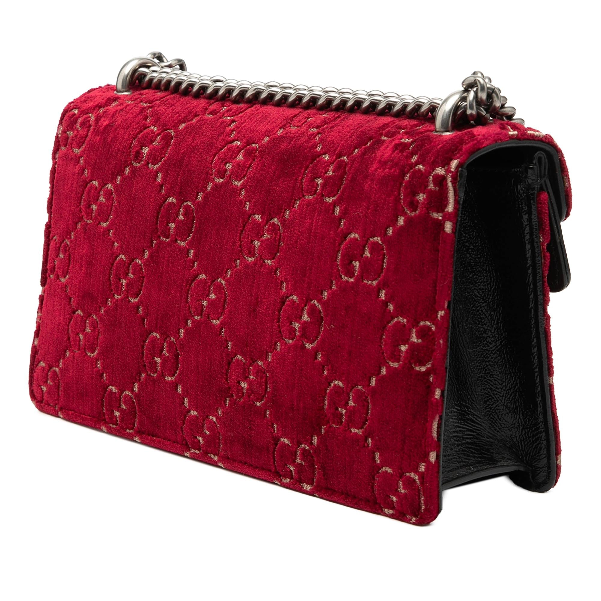 Gucci Medium GG Velvet Dionysus Crossbody