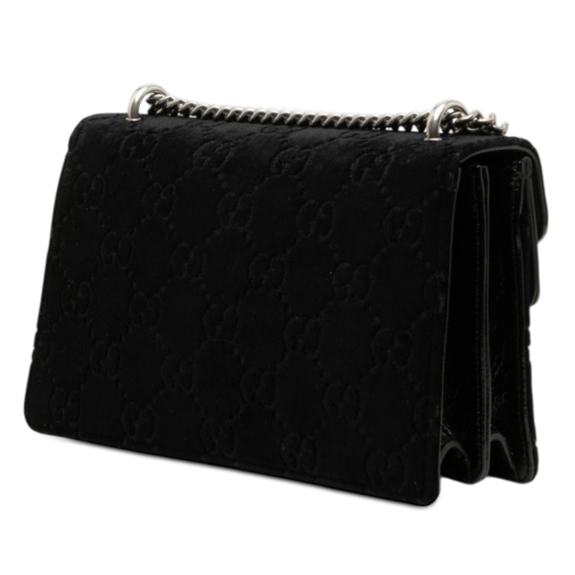 Gucci Medium GG Velvet Dionysus Shoulder Bag
