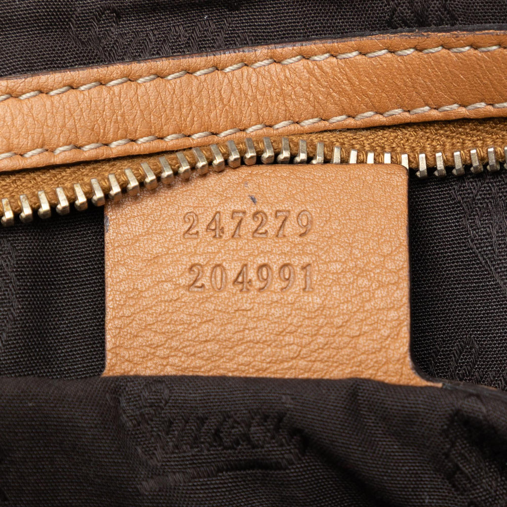 Gucci Medium Guccissima Charm Dome Satchel
