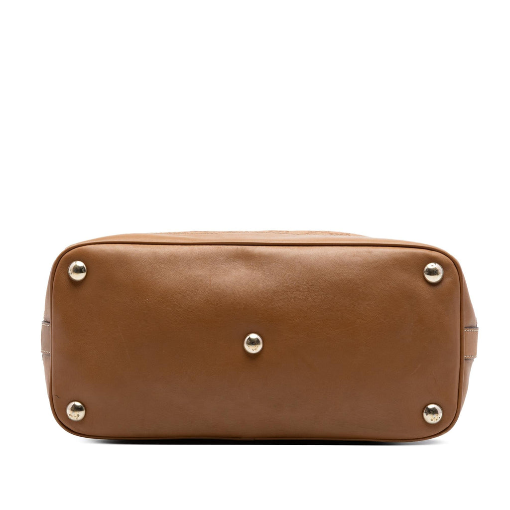 Gucci Medium Guccissima Charm Dome Satchel