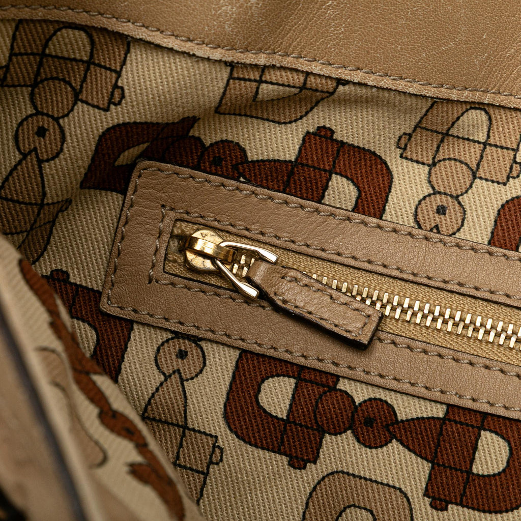Gucci Medium Guccissima Web Britt Satchel