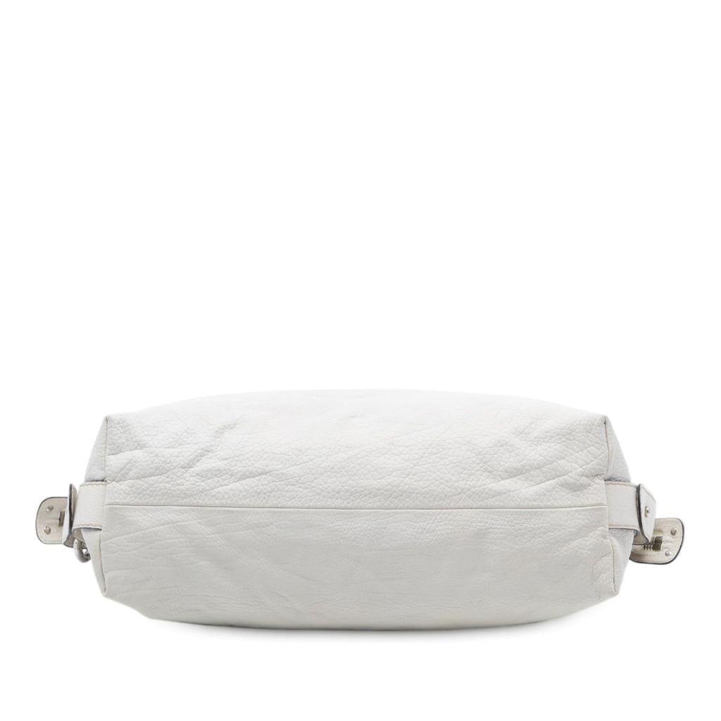 Gucci Medium Leather Bamboo Bar Tote
