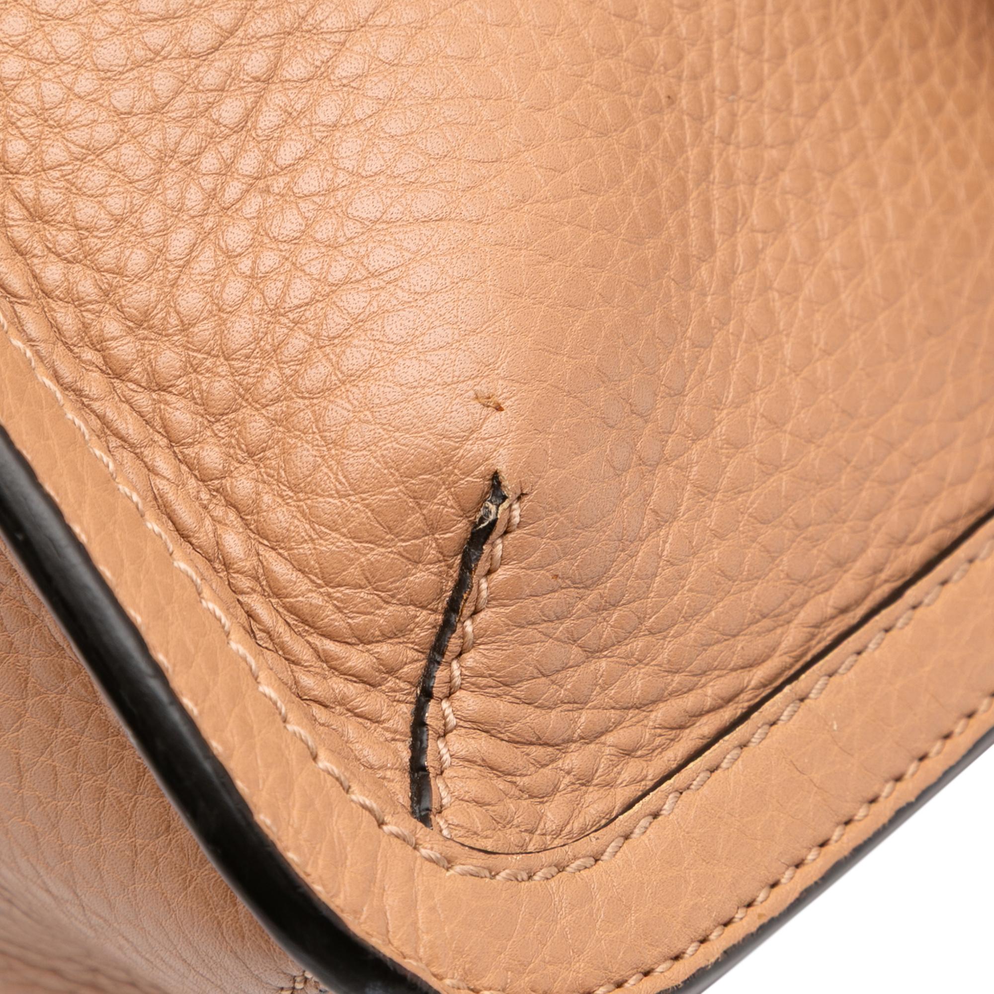 Gucci Medium Leather Bamboo Daily Crossbody