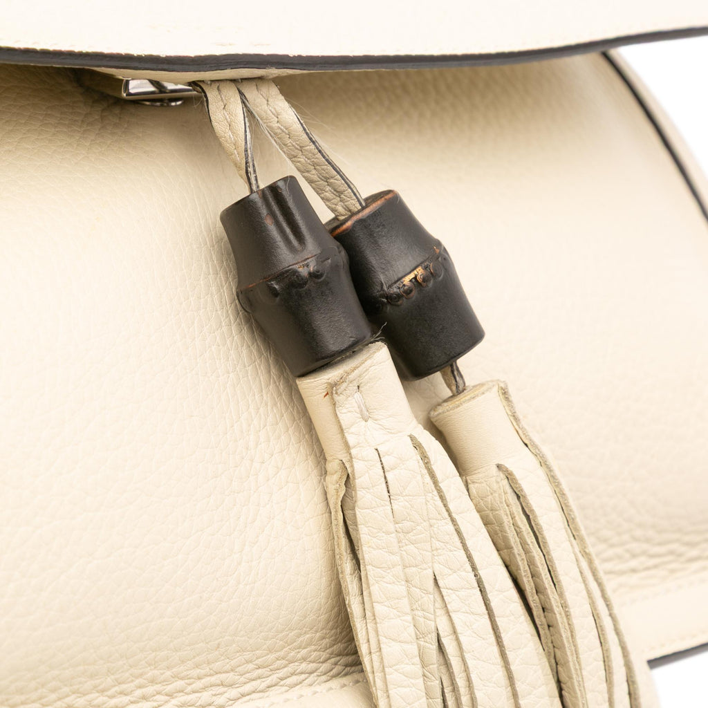 Gucci Medium Leather Bamboo Daily Crossbody