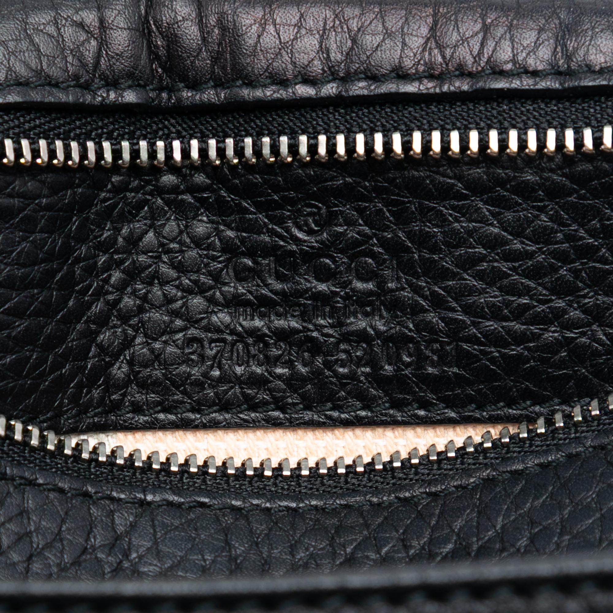 Gucci Medium Leather Bamboo Daily Crossbody