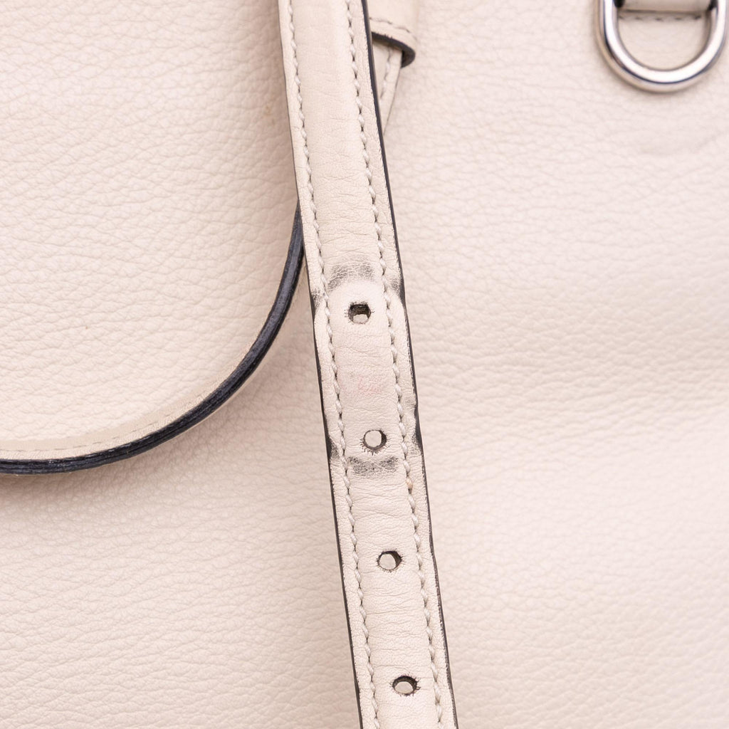 Gucci Medium Leather Bamboo Daily Satchel