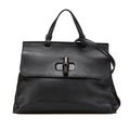Gucci Medium Leather Bamboo Daily Satchel