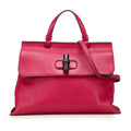 Gucci Medium Leather Bamboo Daily Satchel