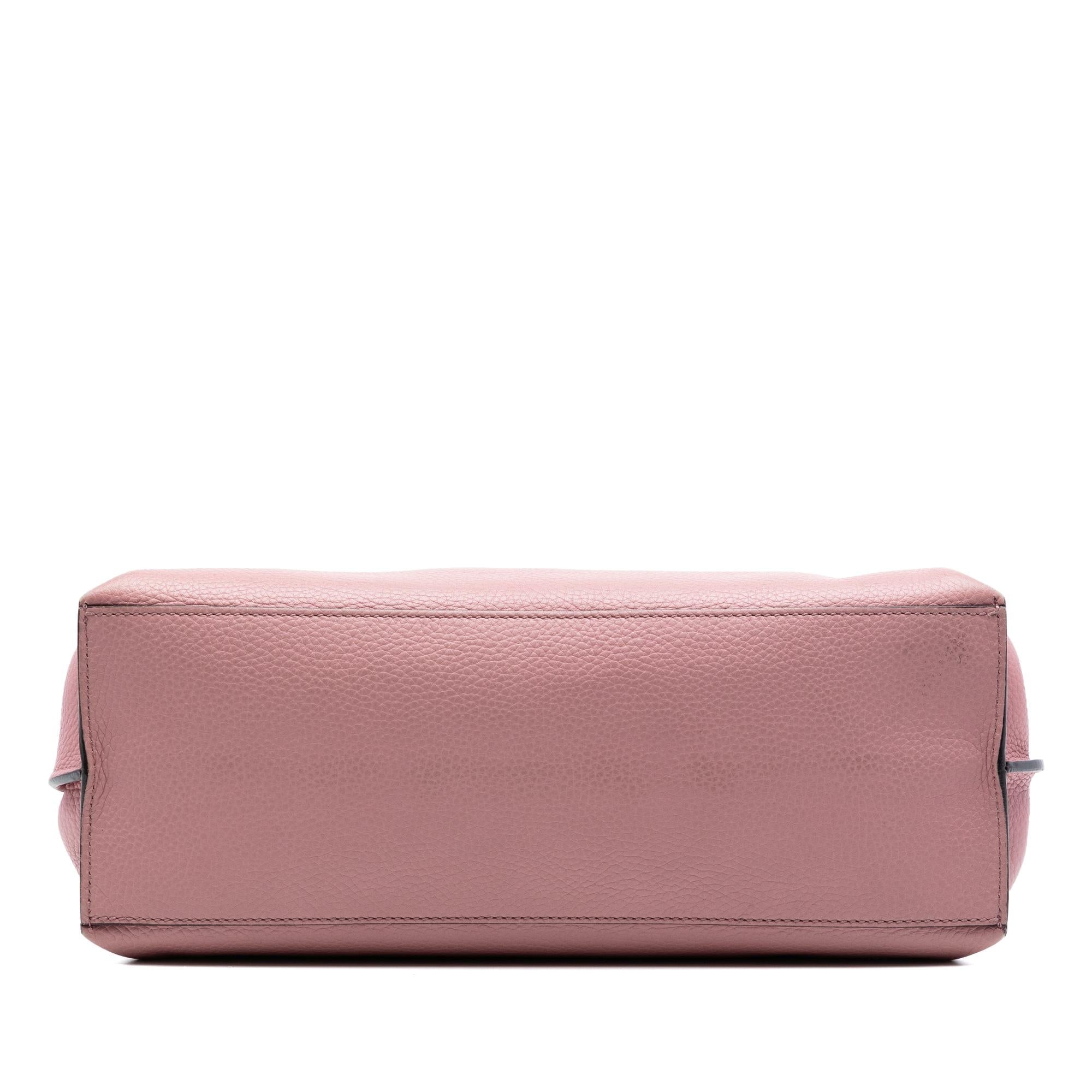 Gucci Medium Leather Bamboo Daily Satchel