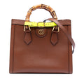 Gucci Medium Leather Bamboo Diana Satchel