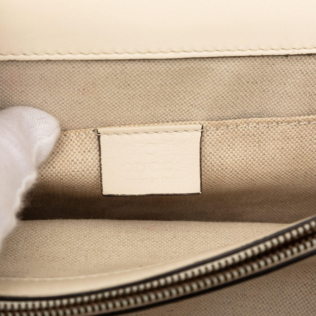 Gucci Medium Leather Bamboo Dionysus Web Satchel