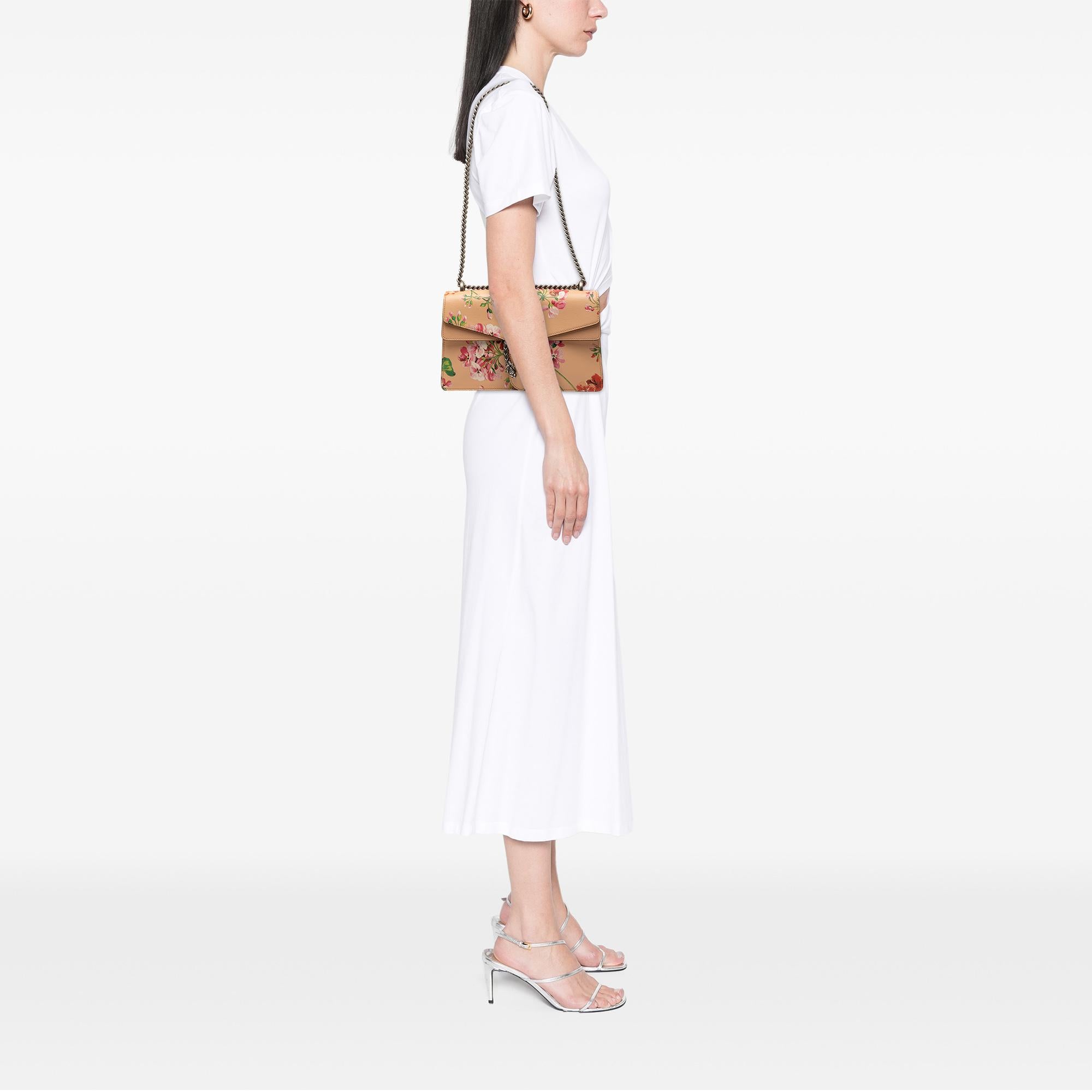 Gucci Medium Leather Blooms Dionysus Crossbody
