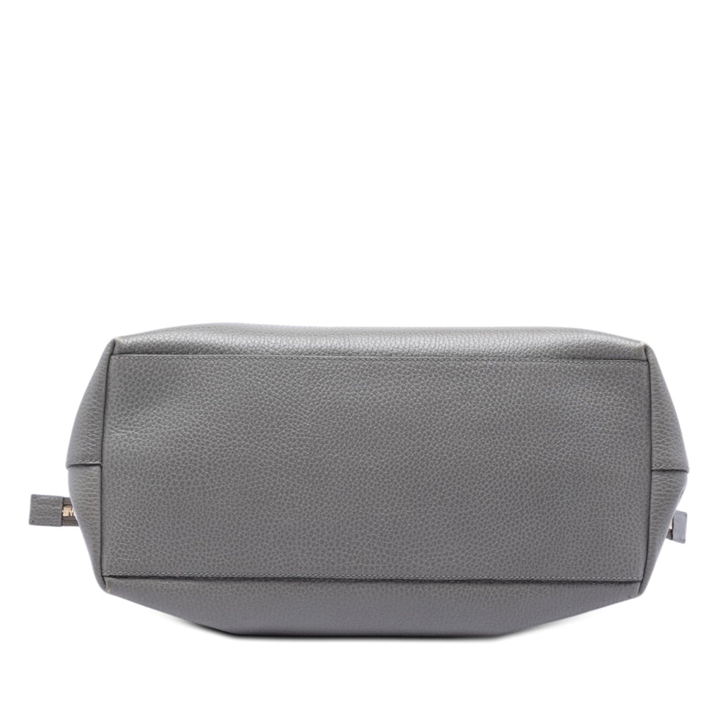 Gucci Medium Leather GG Charm Dome Satchel