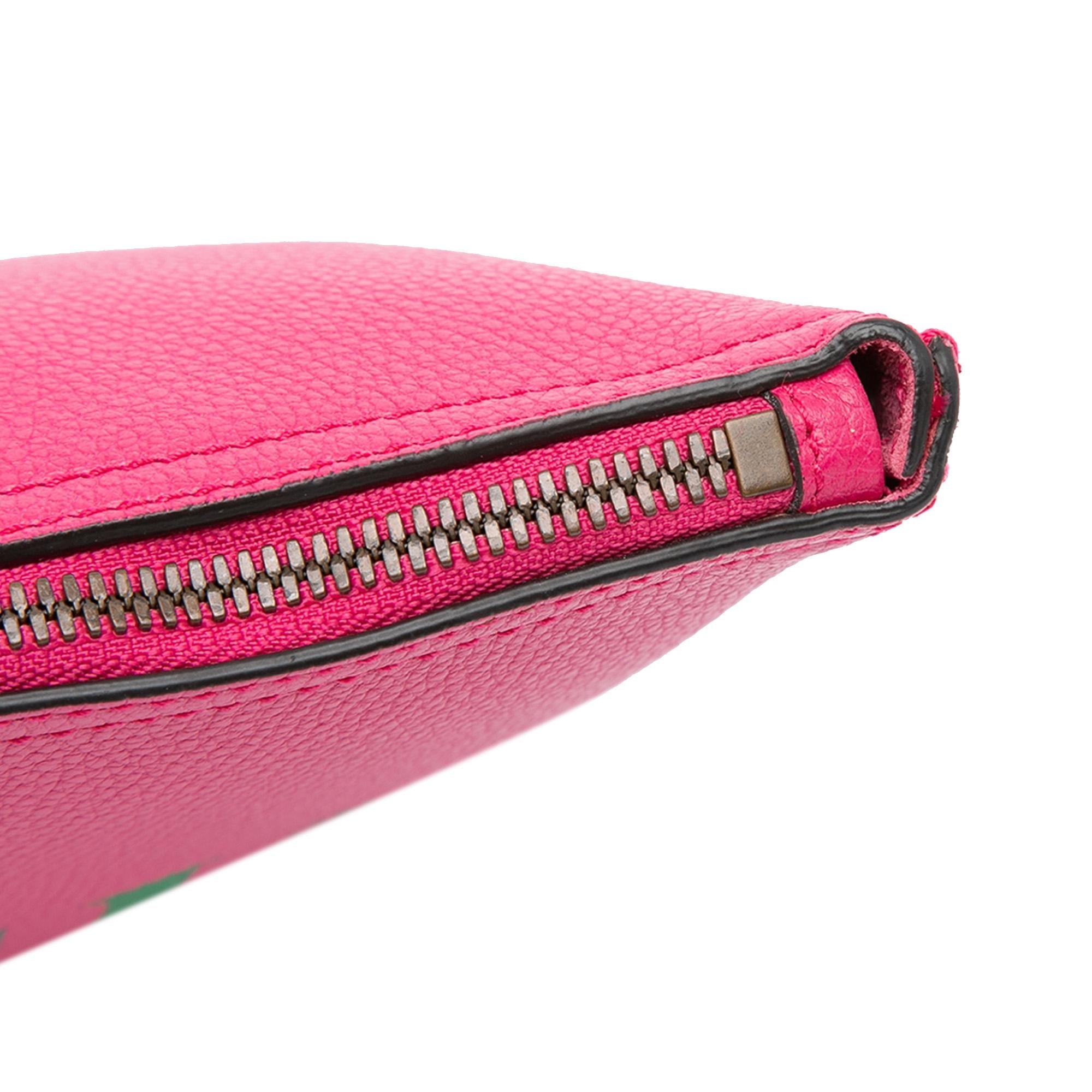 Gucci Medium Leather Logo Portfolio Clutch