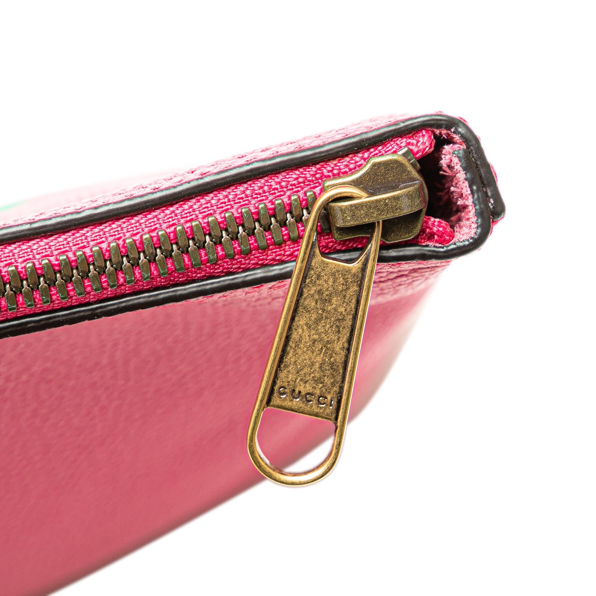 Gucci Medium Leather Logo Portfolio Clutch